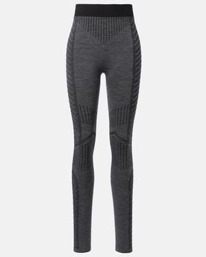 Fusalp Seamela High-Rise Technical Leggings - Grey