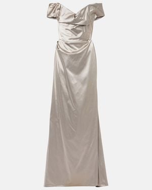 Vivienne Westwood Nova Cora Draped Gown - Grey