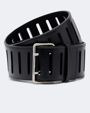 Alaïa Leather Belt - Black