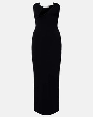 Christopher Esber Verziertes Midikleid Odessa Aus Rippstrick - Schwarz