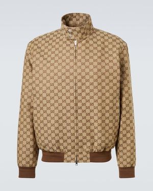 Gucci Gg Fabric Jacket - Natural