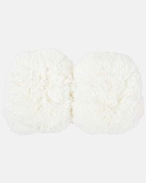 Alaïa Manschetten Bubble aus einem Wollgemisch - Weiß