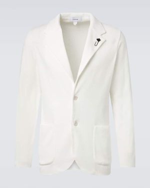 Lardini Blazer Aus Baumwolle - Weiß