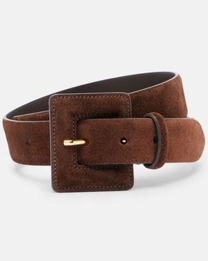 Nour Hammour Soma Suede Belt - Brown