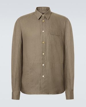 Kiton Linen Shirt - Green