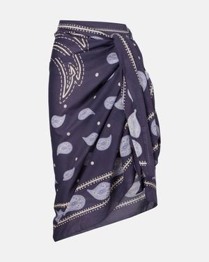 Johanna Ortiz Printed Cotton Beach Cover-Up - Blue