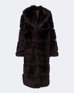 JOSEPH Mantel Elektra Aus Shearling - Schwarz