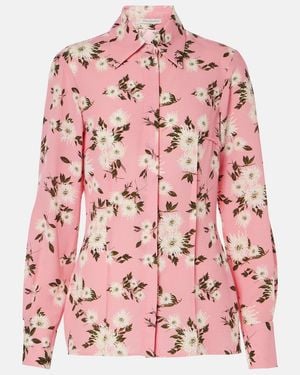 Emilia Wickstead Ravanne Floral Shirt - Pink