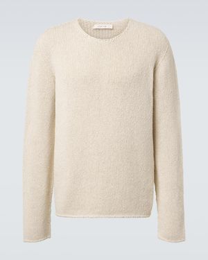 The Row Clarkin Cotton And Linen Jumper - Natural