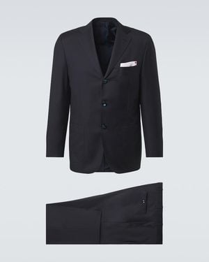 Kiton Anzug Aus Wolle - Blau