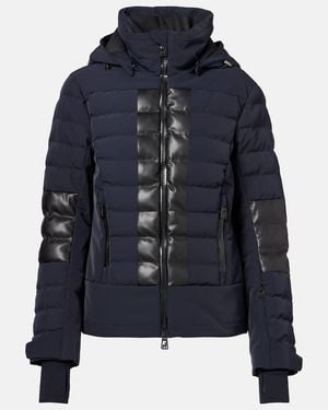 Toni Sailer Lisbeth Faux Leather-Trimmed Ski Jacket - Blue