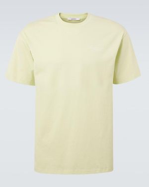 Givenchy Stamp Cotton Jersey T-Shirt - Yellow