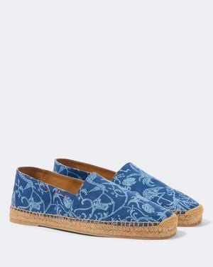 Kiton Bedruckte Espadrilles - Blau