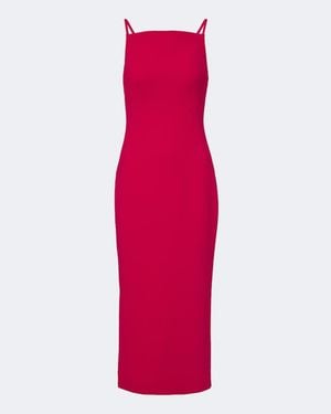 Givenchy Midikleid Aus Crepe Cady - Rot