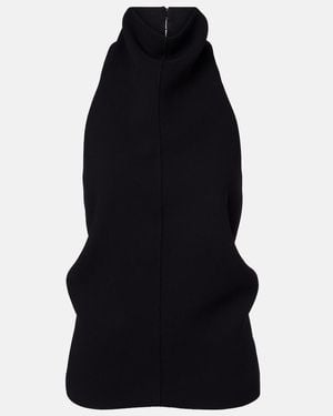 KHAITE Rone Halterneck Top - Black