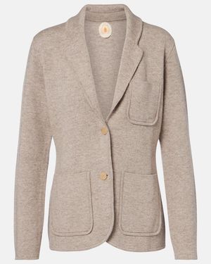 Jardin Des Orangers Wool And Cashmere Blazer - Natural