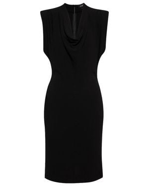 Isabel Marant Rosemay Cowl-Neck Cotton Minidress - Black