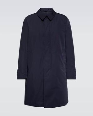 Tom Ford Faille Raincoat - Blue