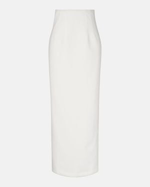 Adriana Degreas Coquille De Mer Maxi Skirt - White