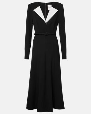 Roland Mouret Cady Midi Dress - Black