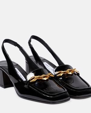 Jimmy Choo Diamond Tilda 45 Slingback Court Shoes - Black
