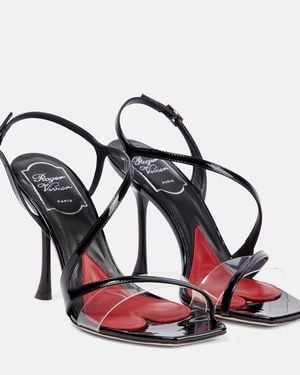 Roger Vivier I Love Vivier Pvc And Patent Leather Sandals - Multicolour