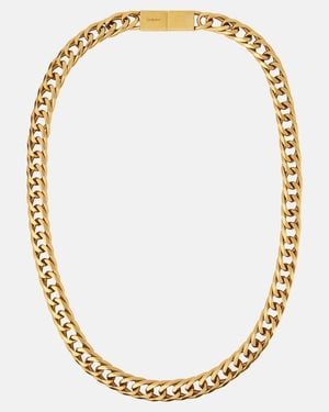 Saint Laurent Fine Ceinture Chain Belt - Metallic