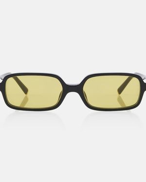 Miu Miu Miu Regard Rectangular Sunglasses - Brown