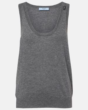 Prada Cashmere Jumper Vest - Grey