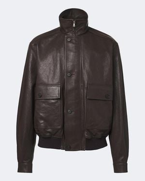 AURALEE Leather Jacket - Black
