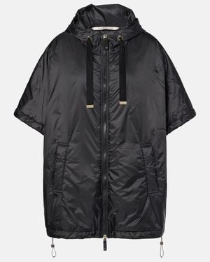 Max Mara The Cube Greenci Padded Cape - Black