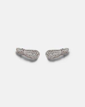 ANANYA Scatter 18Kt Earrings With Diamonds - Metallic