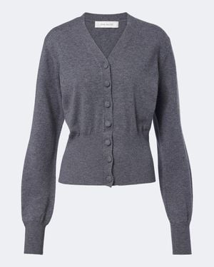 AYA MUSE Costa Wool And Cashmere-Blend Cardigan - Blue