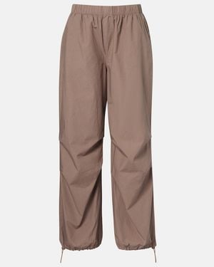 Velvet Brooks Cotton Twill Balloon Pants - Brown