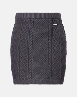 JW Anderson Minirock Aus Strick - Blau