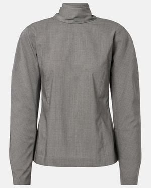 Jacquemus Wool Blouse - Grey
