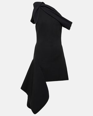 Maticevski Rigor Asymmetric Crepe Minidress - Black