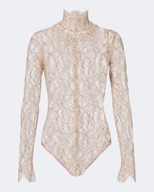 Valentino Lace Bodysuit - White