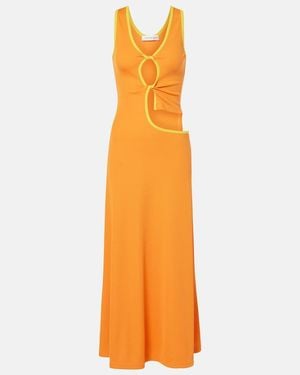 Christopher Esber Open Twist Maxi Dress - Orange