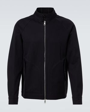 dunhill Reversible Cotton Herrington Jacket - Blue