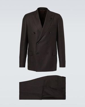 Lardini Virgin Wool Suit - Black