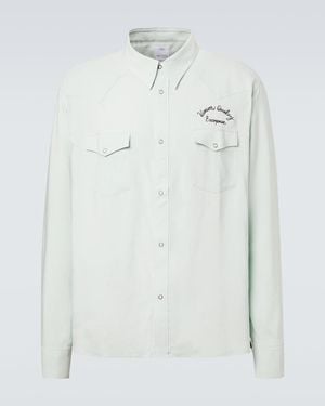 Visvim Hemd Four Corners Aus Canvas - Grün