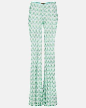 Missoni High-Rise Flared Pants - Green