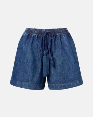 Valentino Denim Shorts - Blue