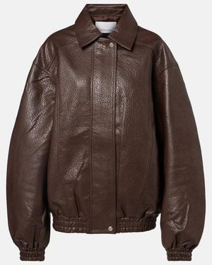 Frankie Shop Prescott Oversized Jacket - Brown