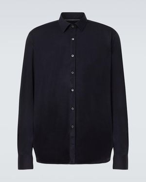 Canali Wool Shirt - Blue