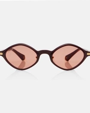 Cartier Signature C Oval Sunglasses - Brown