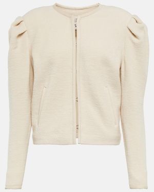 Isabel Marant Zingy Wool-Blend Jacket - Natural