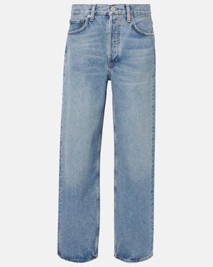 Agolde Henson Mid-Rise Wide-Leg Jeans - Blue