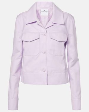 Courreges Logo Jacket - Purple